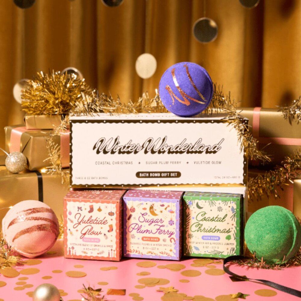 NWT Old Whaling Company Winter Wonderland Bath Bomb Gift Set